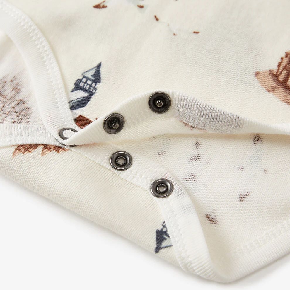Milkbarn Sandcastle Organic Cotton One Piece