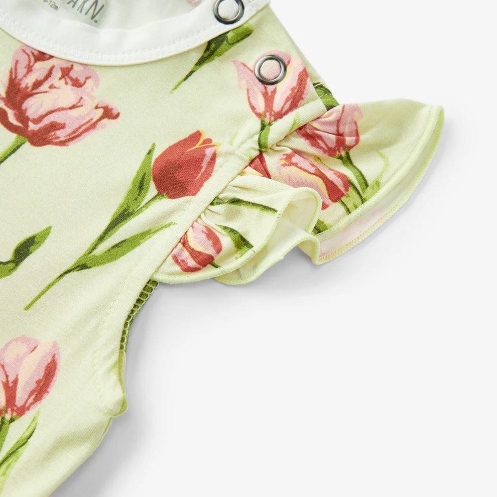 Milkbarn Luxe Stretch Ruffle One Piece