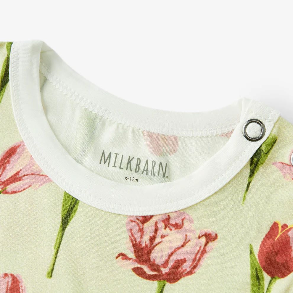 Milkbarn Luxe Stretch Ruffle One Piece