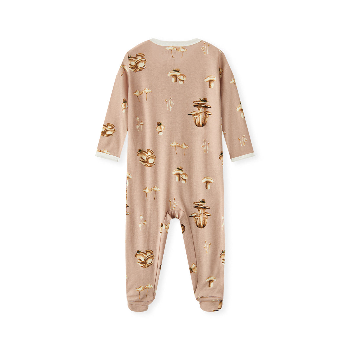 Milkbarn Organic Cotton Zipper Footed Romper
