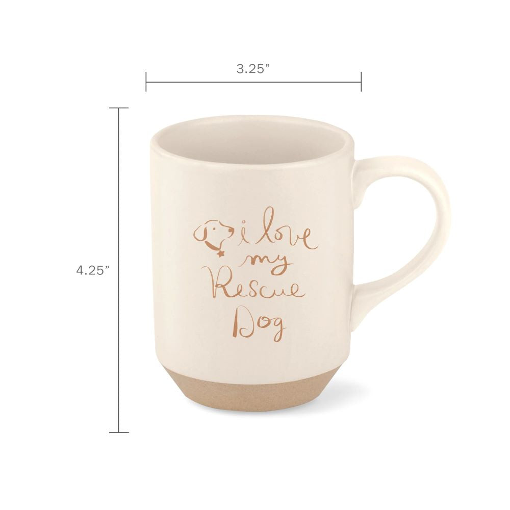 Love My Rescue Stoneware Mug