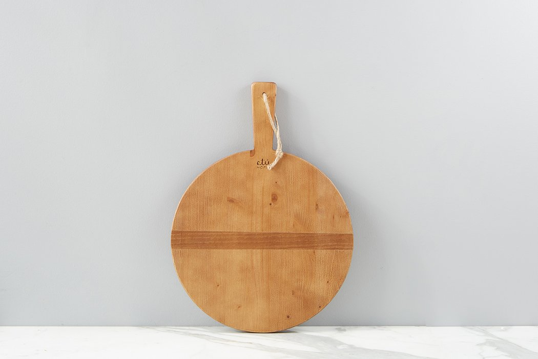 Round Pine Pizza/Charcuterie Board, Small