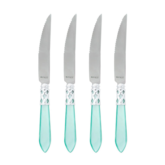 VIETRI Aladdin Brilliant Steak Knives - Set of 4