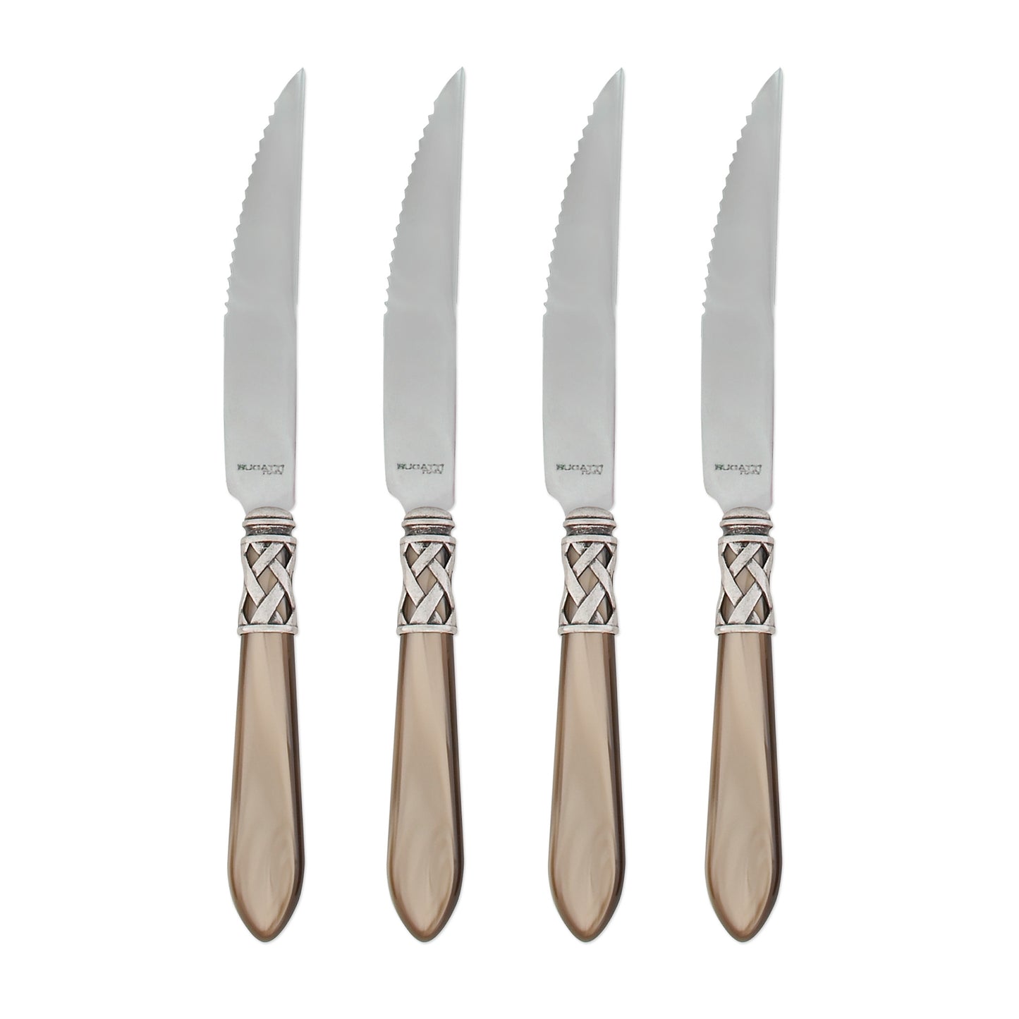 VIETRI Aladdin Brilliant Steak Knives - Set of 4