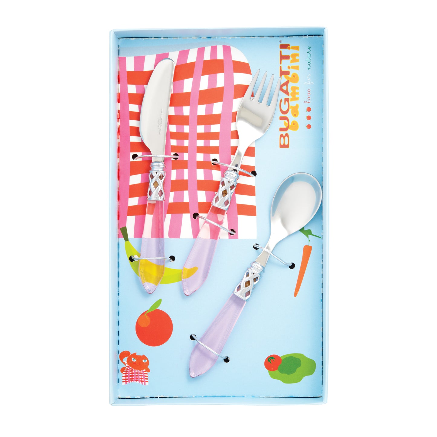 VIETRI Aladdin Brilliant Clear Three-Piece Children's Set
