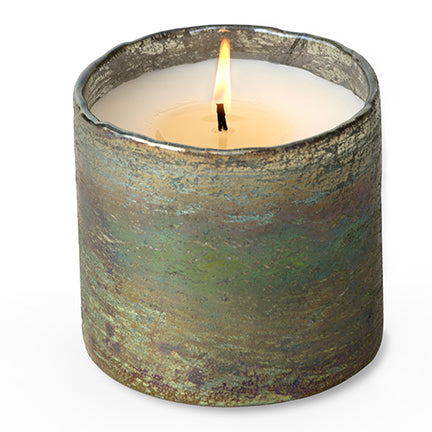 Himalayan Artisan Blown Glass Tumbler Candle