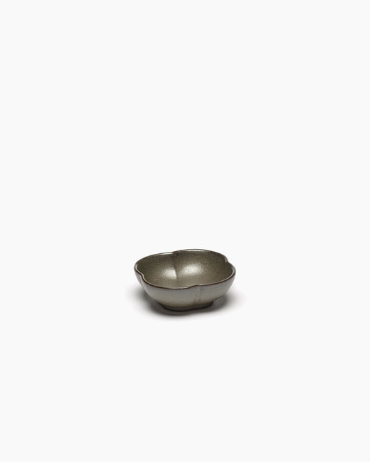 Serax Inku | Green Ribbed Pinch Bowl