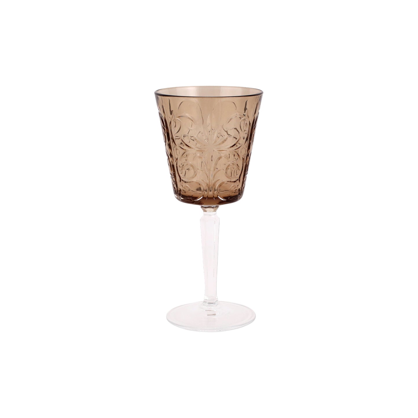 VIETRI Barocco Tortoise Wine Glass