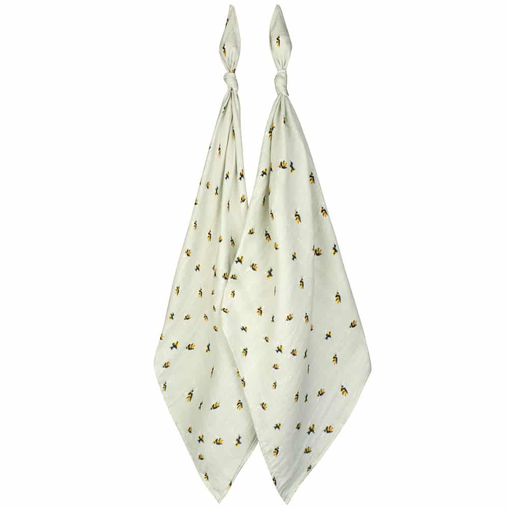 Milkbarn Bamboo Muslin Burp Cloths Set