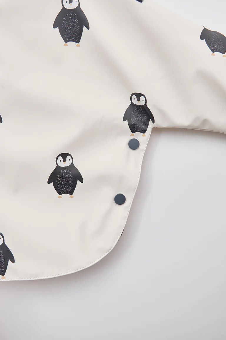 Batela Penguin Anchor Buttons Raincoat