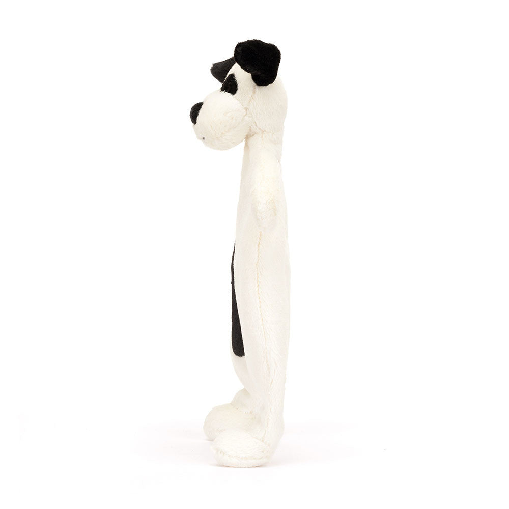 Jellycat Bashful Black and Cream Puppy Comforter