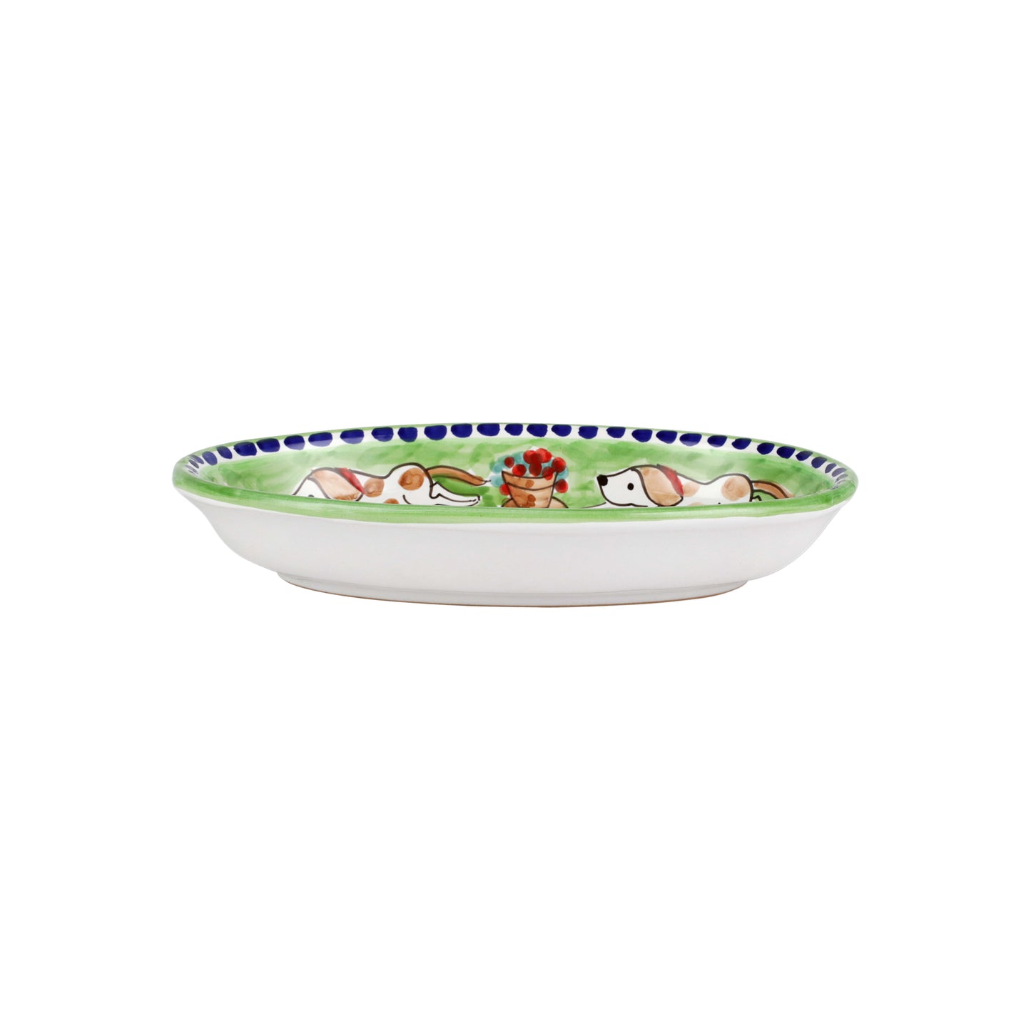 VIETRI Campagna Cane Small Oval Tray
