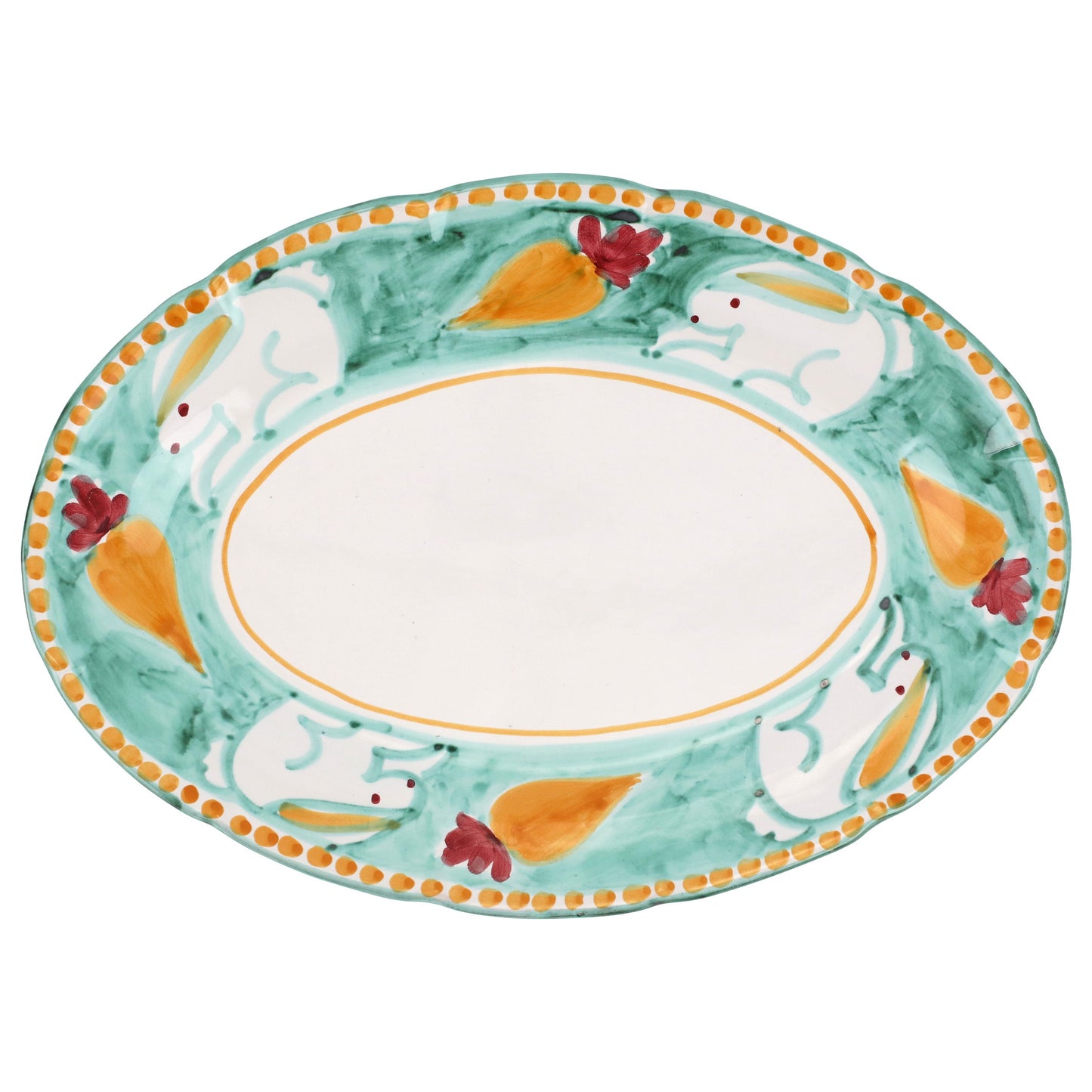 VIETRI Campagna Coniglio Oval Platter