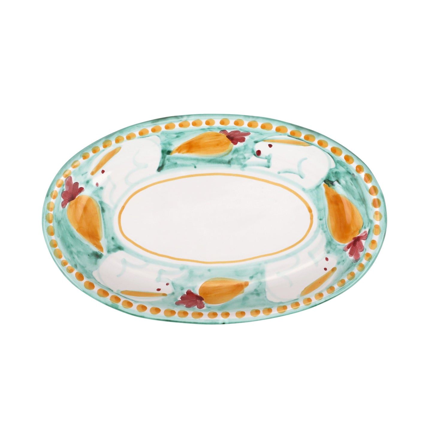 VIETRI Campagna Coniglio Small Oval Tray
