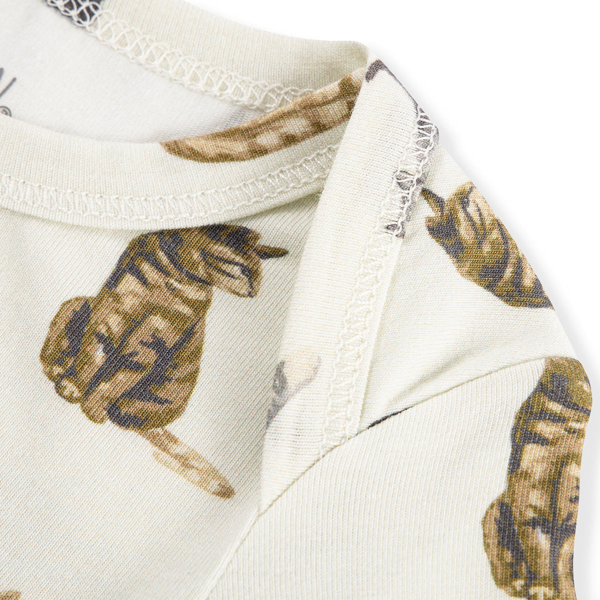 Milkbarn Cat Cotton Stretch Long Sleeve One Piece