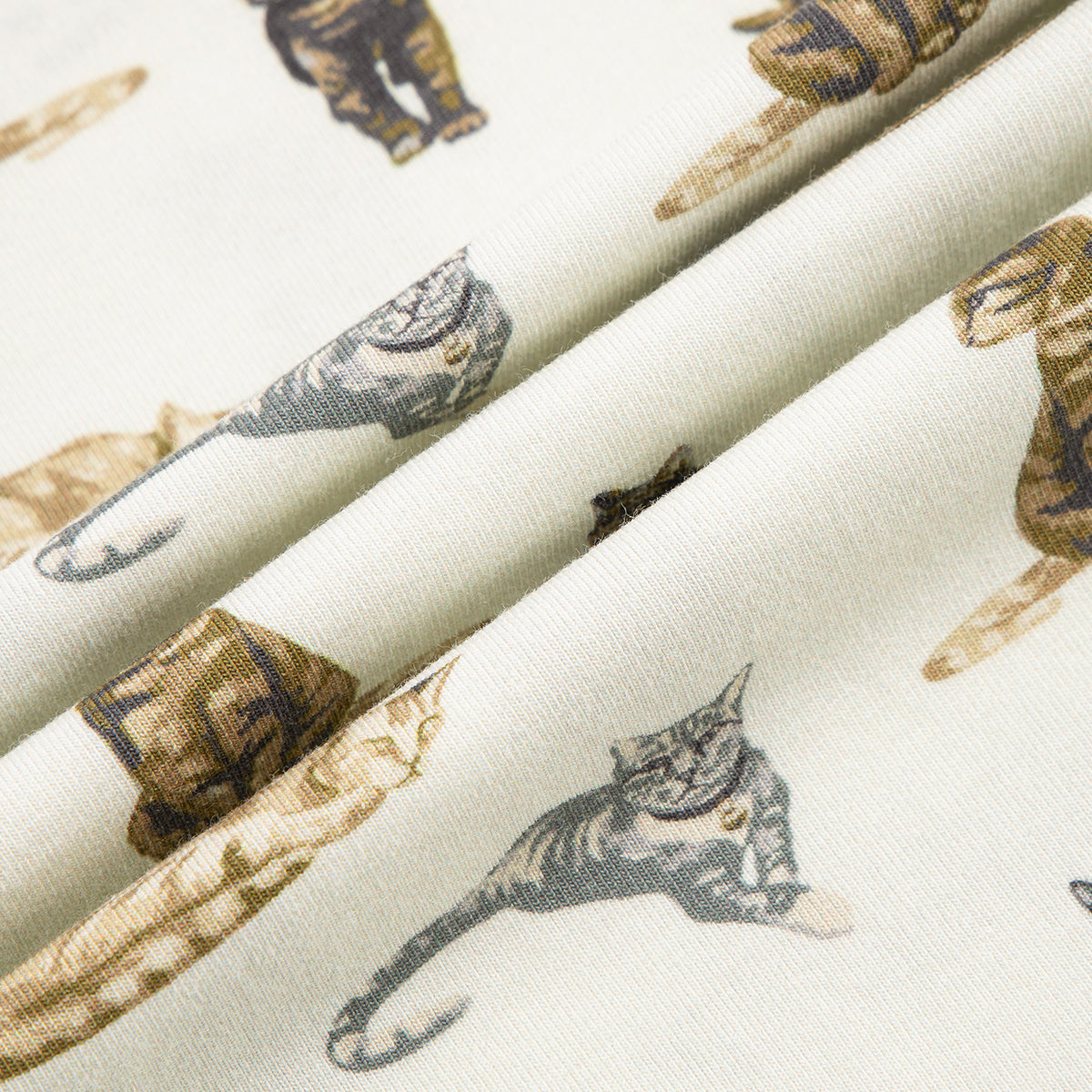 Milkbarn Cat Cotton Stretch Short Sleeve One Piece