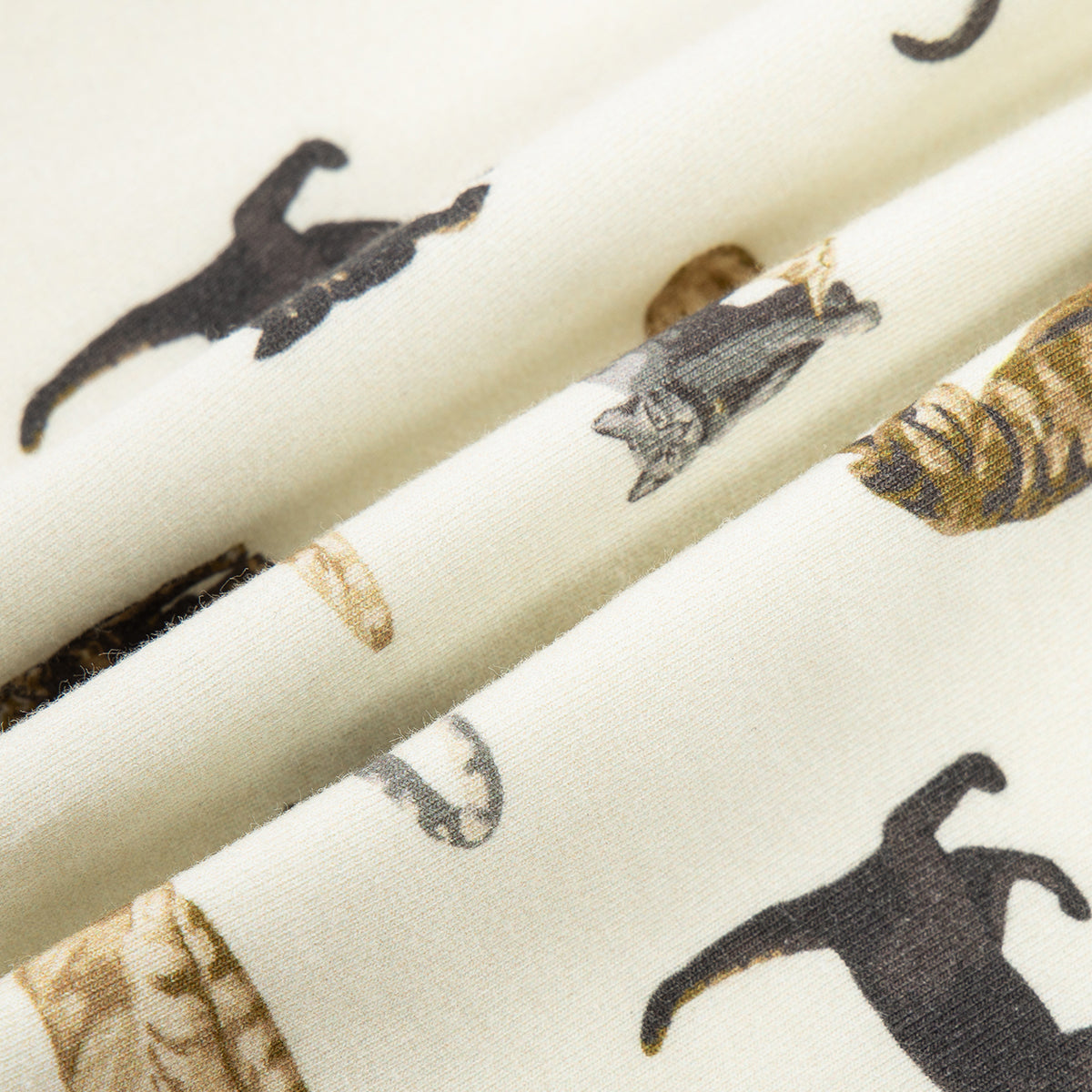 Milkbarn Cat Cotton Stretch Kerchief Bib