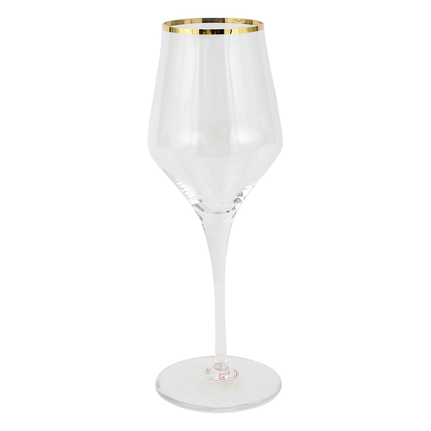 VIETRI Contessa Gold Wine Glass