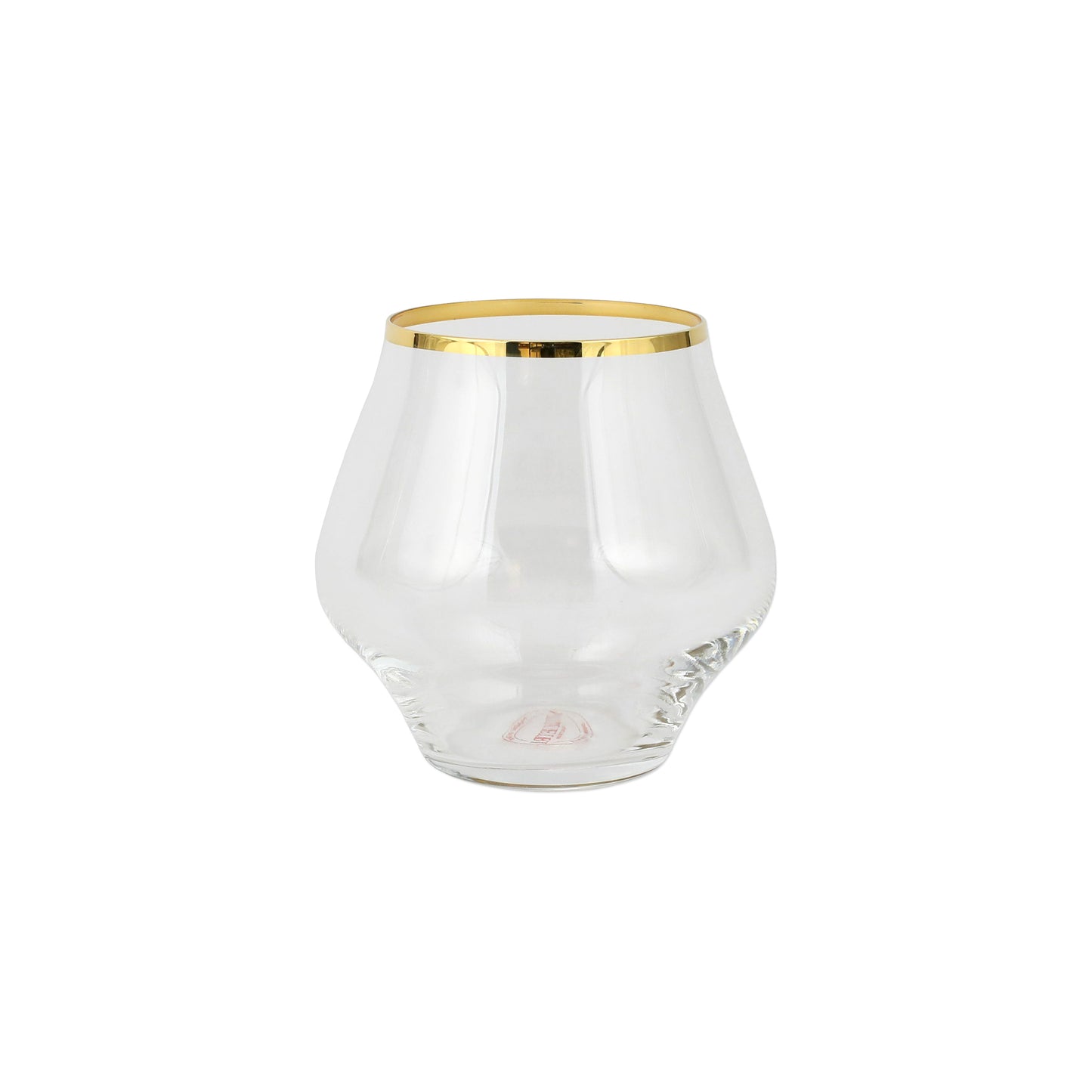 VIETRI Contessa Gold Stemless Wine Glass