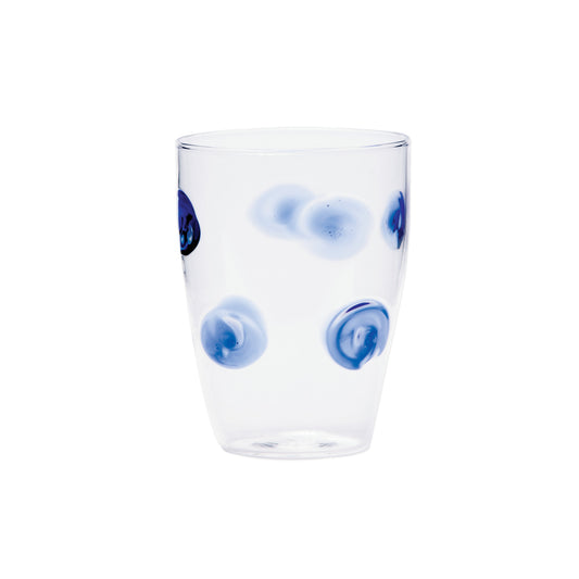 VIETRI Drop Blue Tall Tumbler