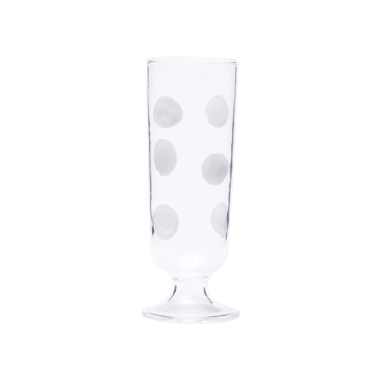 VIETRI Drop White Champagne Glass