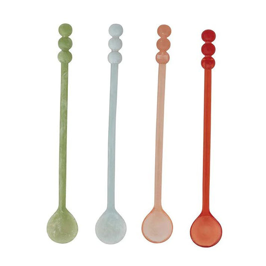 Marbled Resin Cocktail Spoons