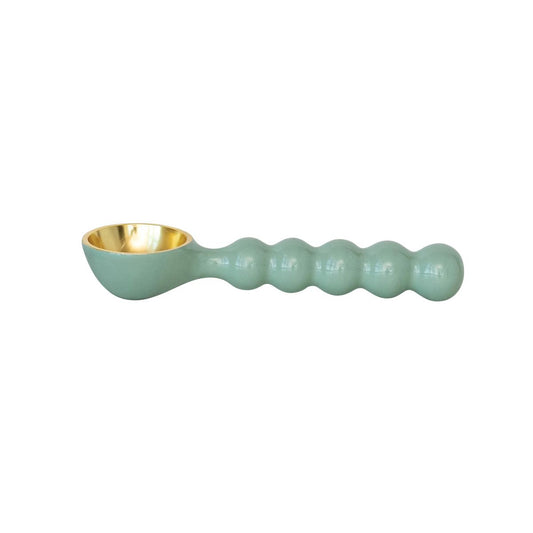 Mint & Gold Enameled Ice Cream Scoop