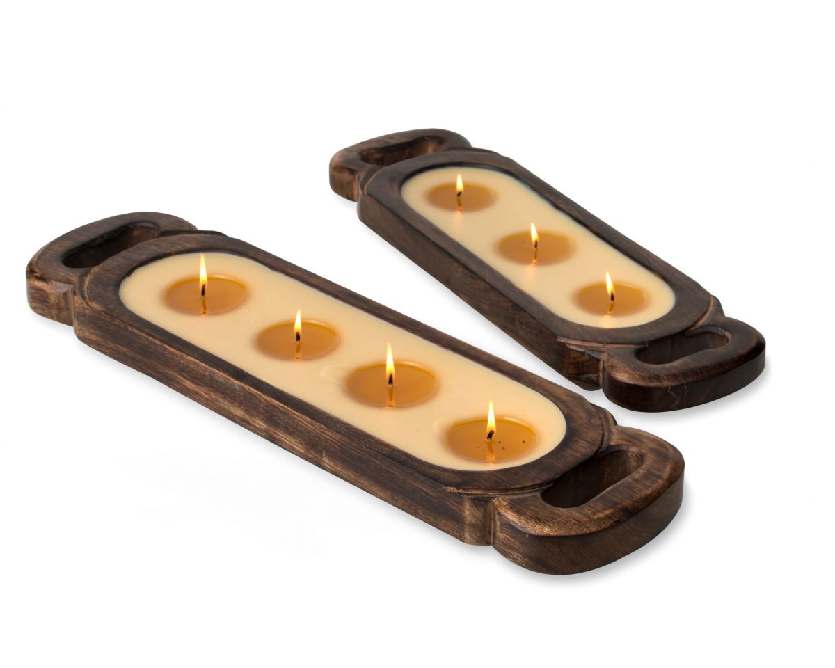 Himalayan Wooden Candle Tray