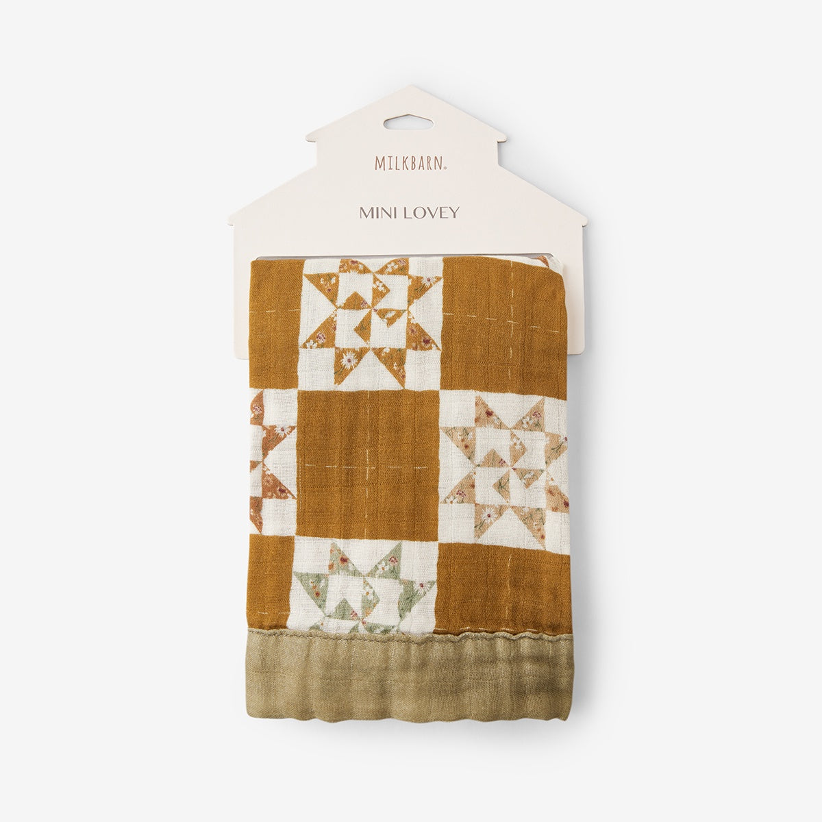Milkbarn Quilt Bamboo Mini Lovey Blanket