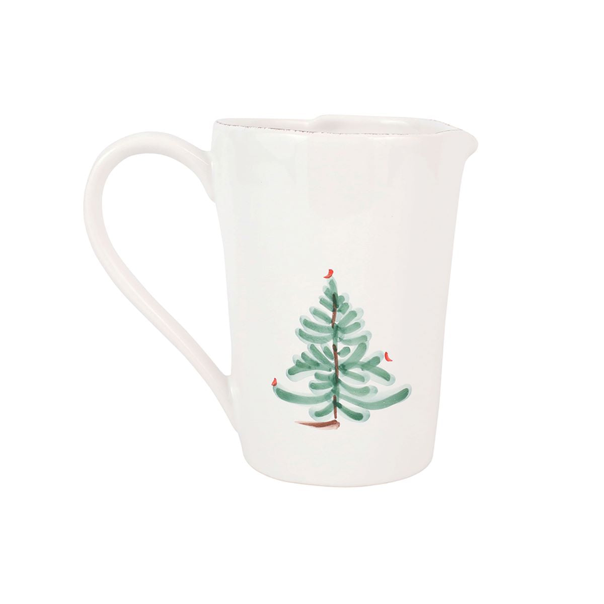 VIETRI Lastra Holiday Pitcher