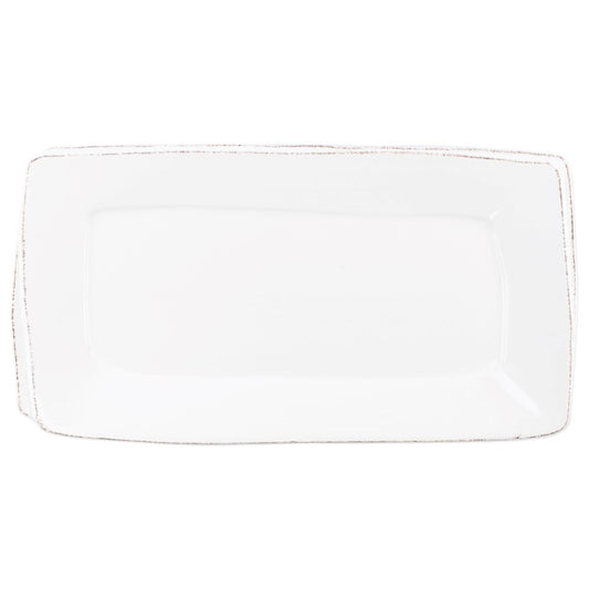 VIETRI Lastra White Rectangular Platter