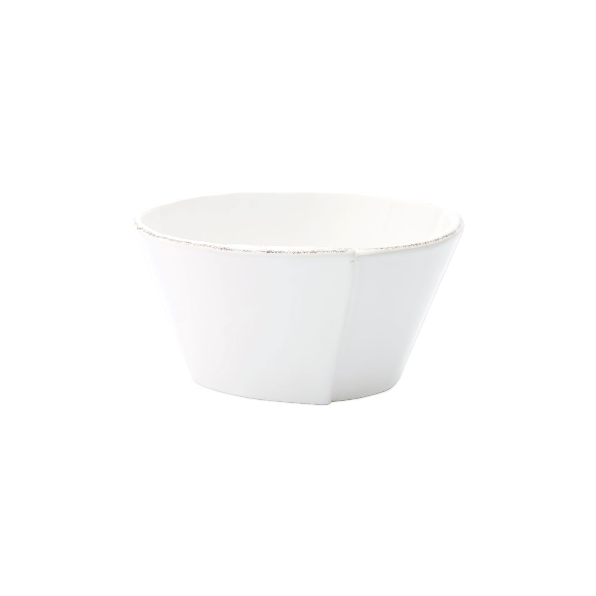 VIETRI Lastra White Stacking Cereal Bowl