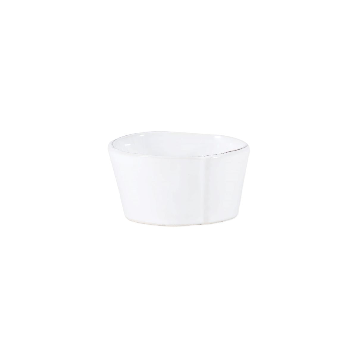 VIETRI Lastra White Condiment Bowl