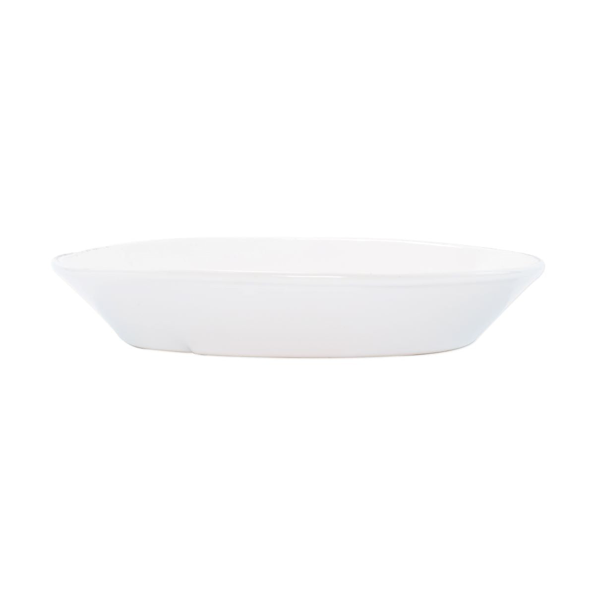 VIETRI Lastra White Small Oval Baker