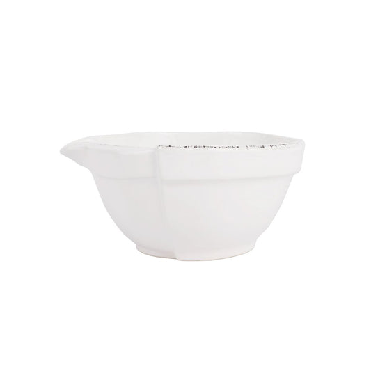 VIETRI Lastra White Small Mixing Bowl