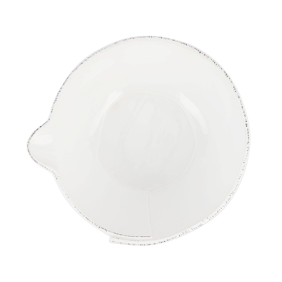 VIETRI Lastra White Medium Mixing Bowl