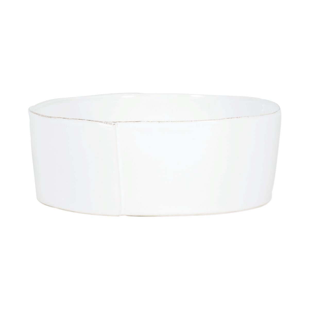 VIETRI Lastra White Large Serving Bowl