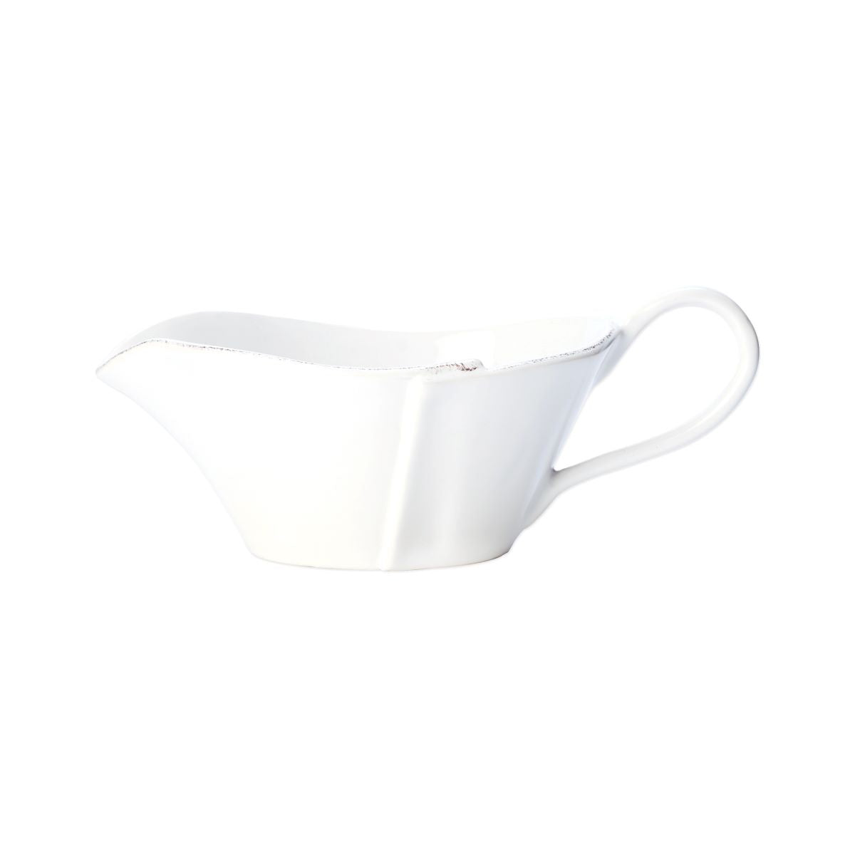 VIETRI Lastra White Sauce Server