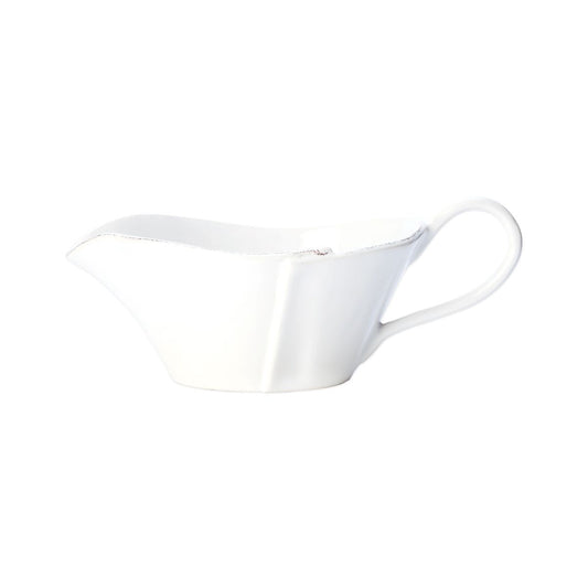 VIETRI Lastra White Sauce Server