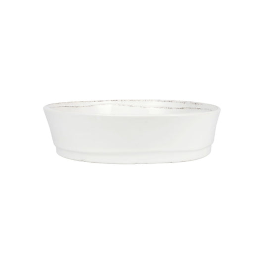 VIETRI Lastra White Pie Dish