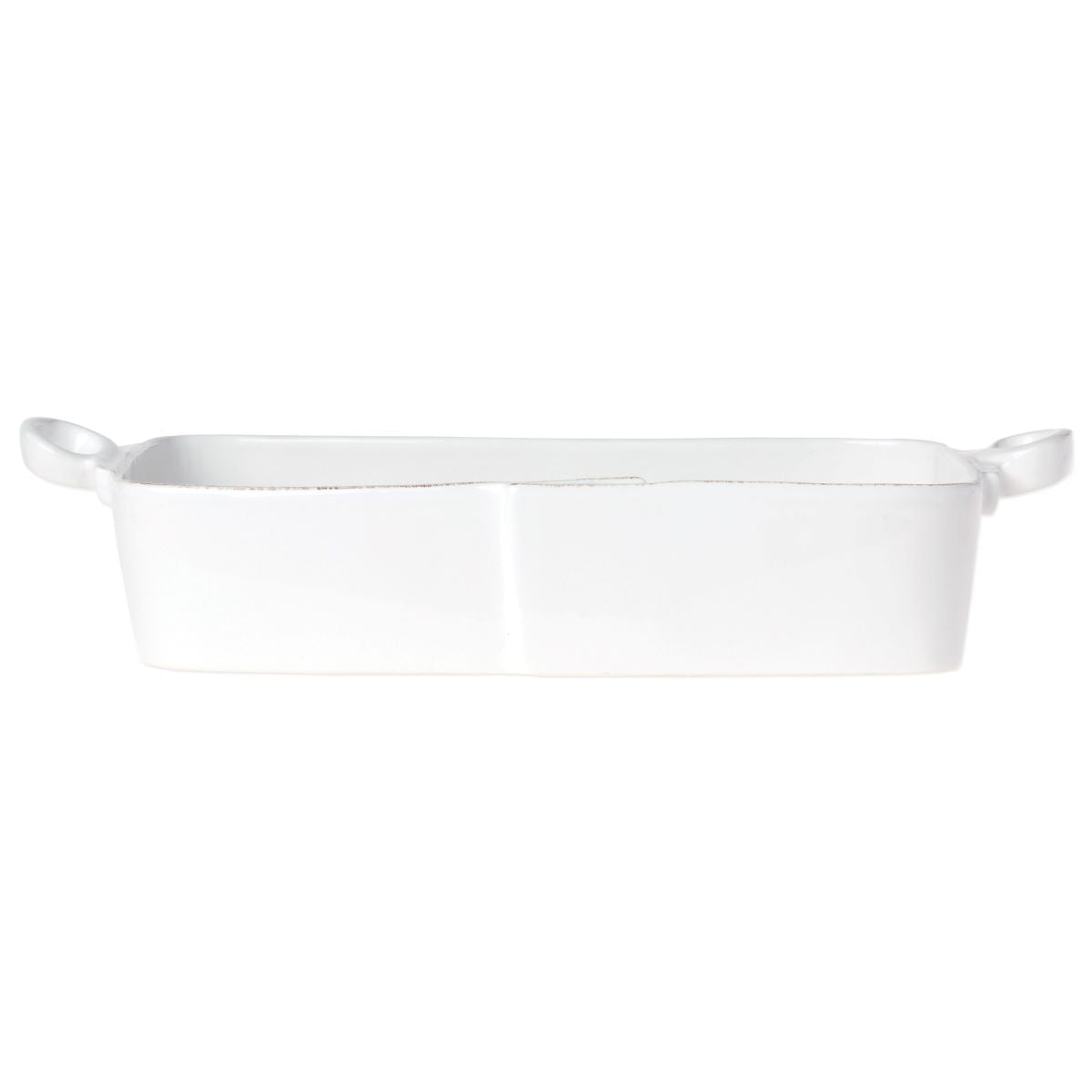 VIETRI Lastra White Rectangular Baker