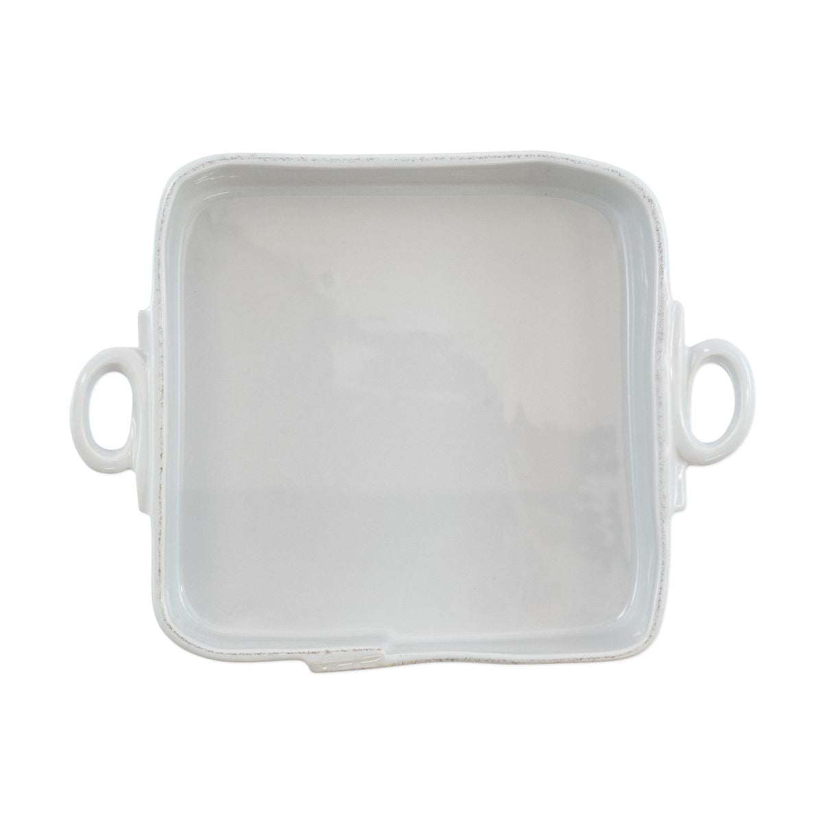 VIETRI Lastra White Square Baker
