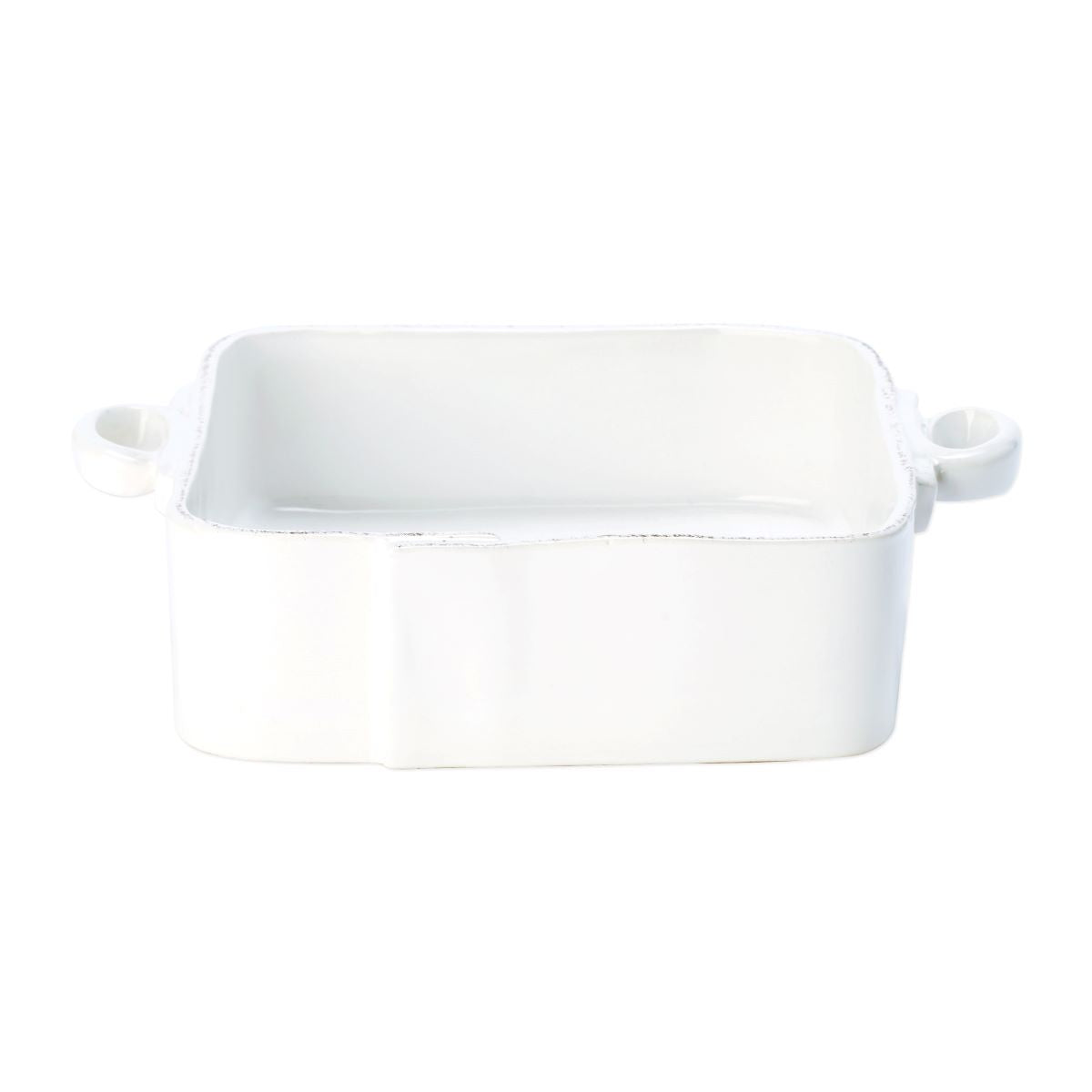 VIETRI Lastra White Square Baker