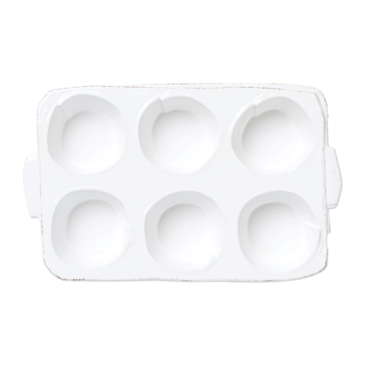 VIETRI Lastra White Muffin Tin