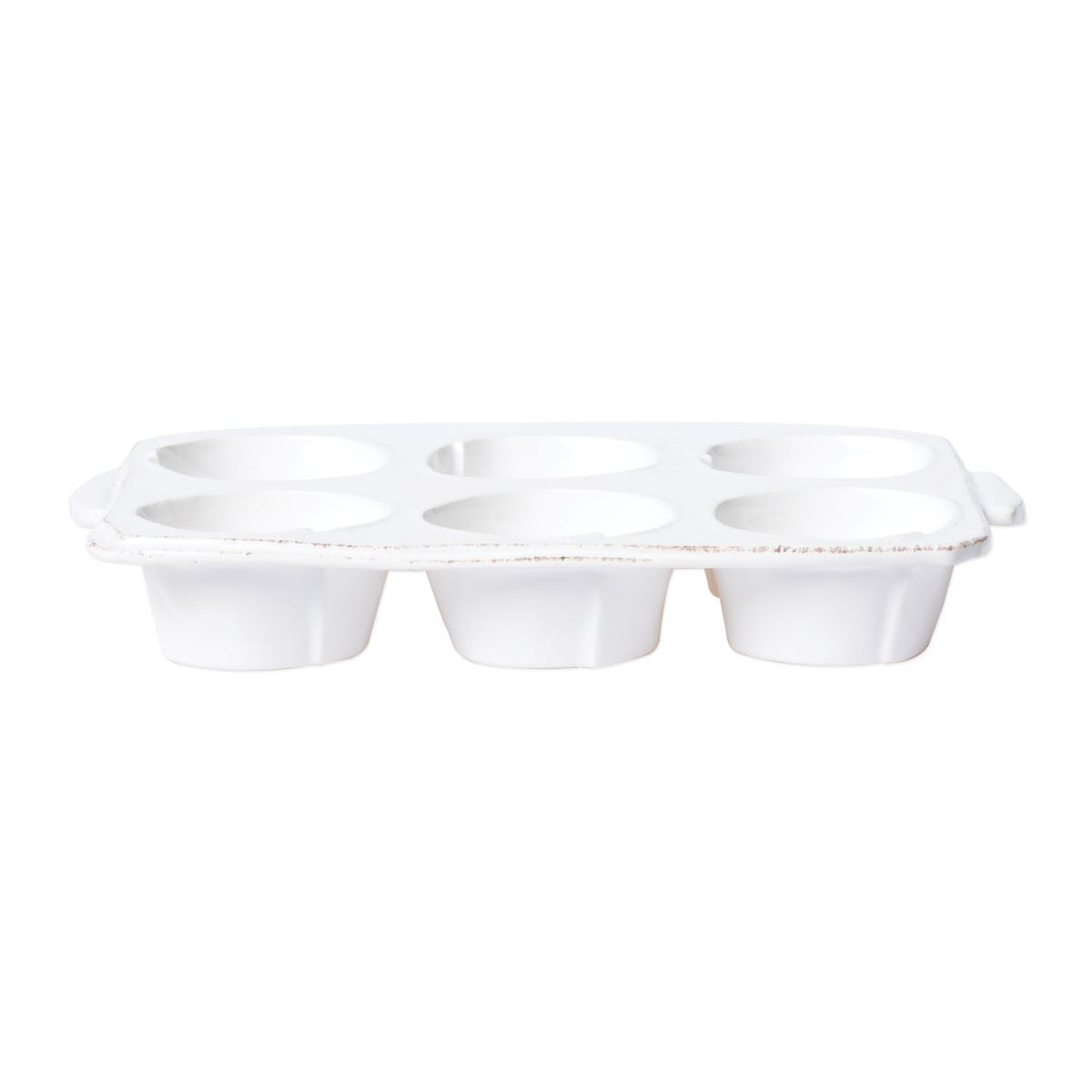 VIETRI Lastra White Muffin Tin