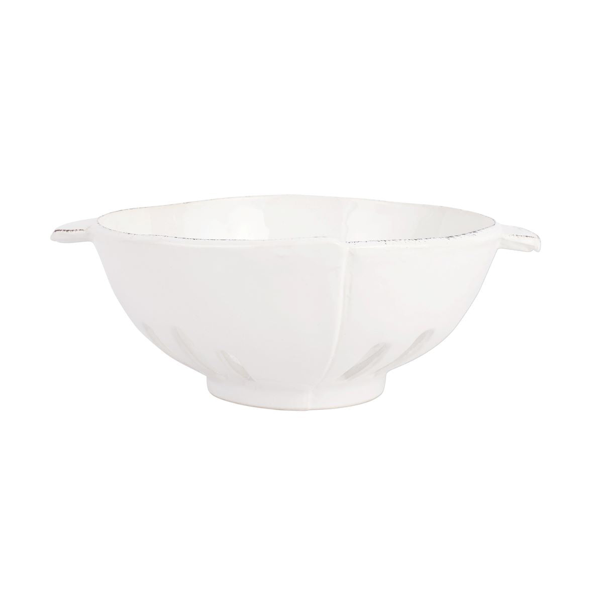 VIETRI Lastra White Colander