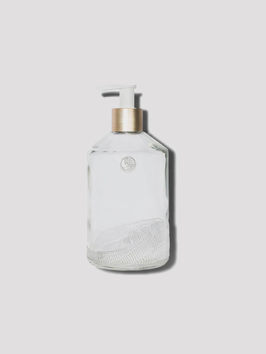 Petite Empty Glass Bottle with White Pump