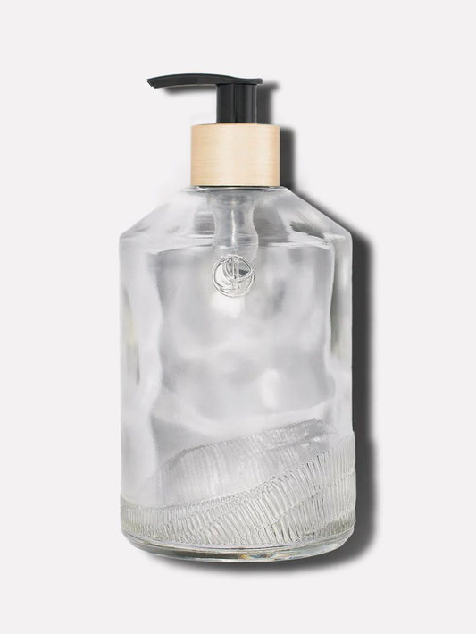 Empty Glass Bottle with Black Pump