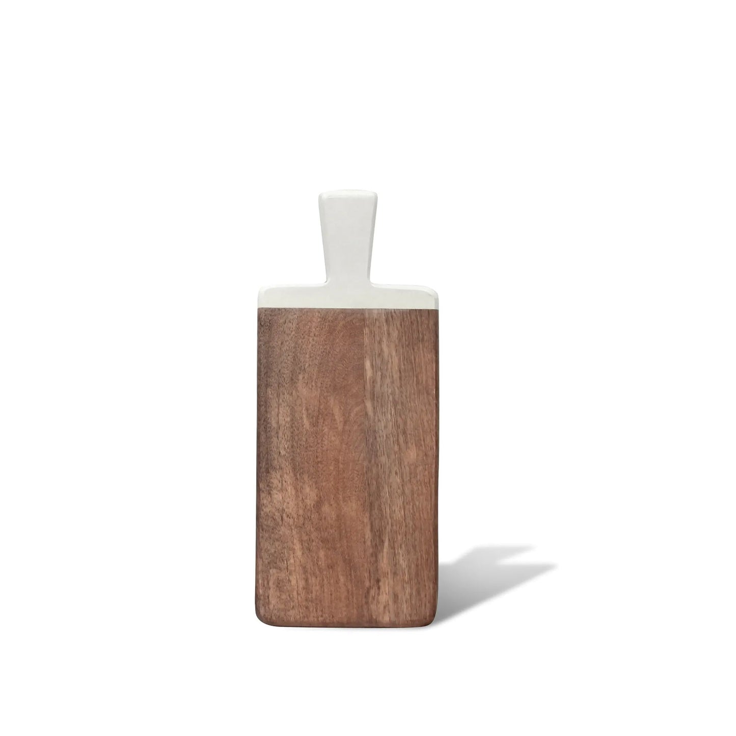 Montes Doggett Long Acacia Cutting Board with White Handle