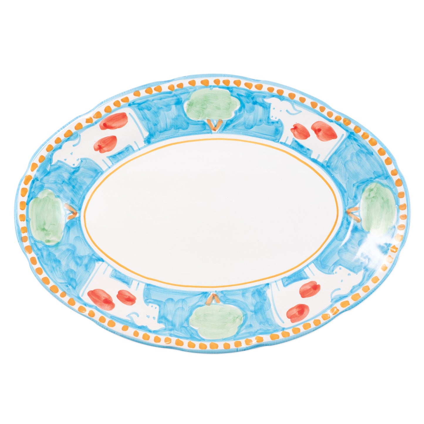 VIETRI Campagna Mucca Oval Platter